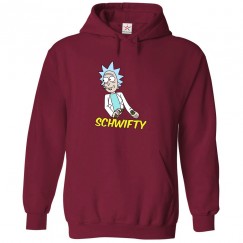 Schwifty Scientist Classic Unisex Kids and Adults Pullover Hoodie for Animated Cartoon Fans							 									 									